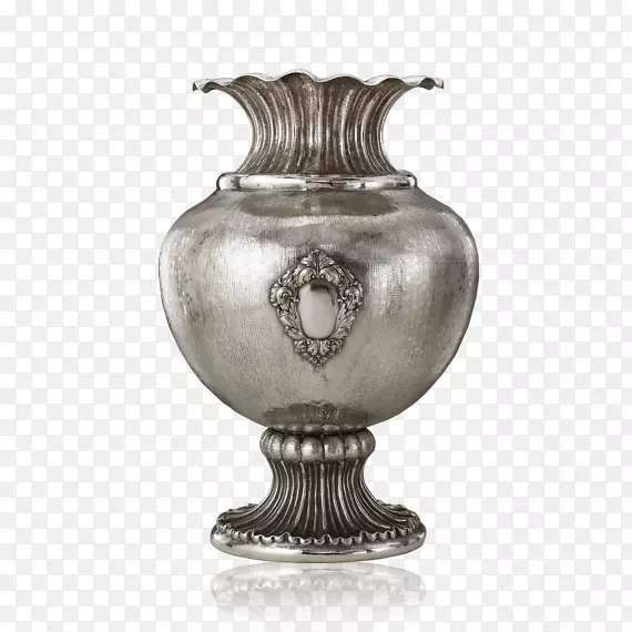 花瓶纯银布塞拉玻璃花瓶