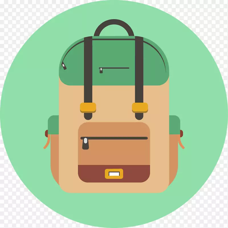 背包电脑图标行李背包