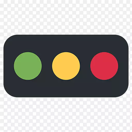 交通灯电脑图标表情符号-红绿灯