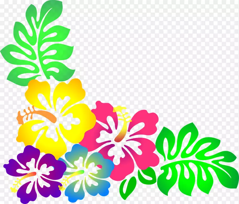 夏威夷边框插花艺术-Moana