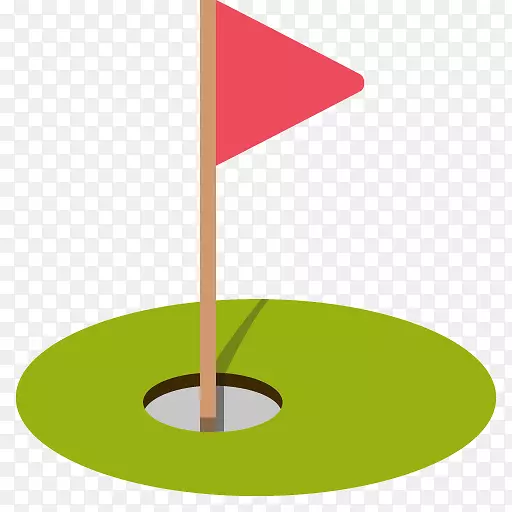 高尔夫俱乐部表情符号高尔夫球场运动洞
