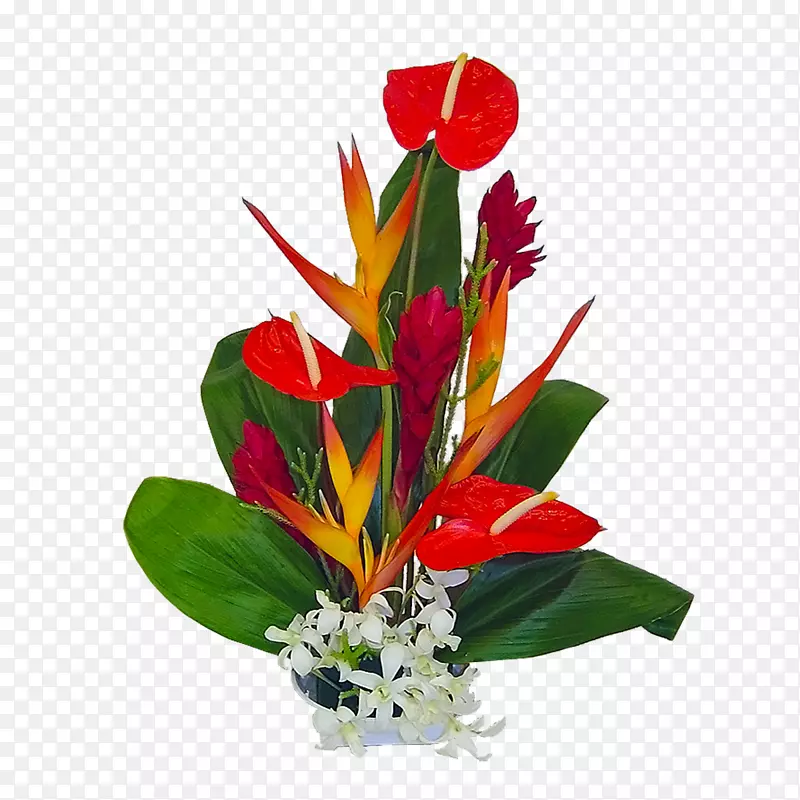 夏威夷花束花卉设计-热带花卉