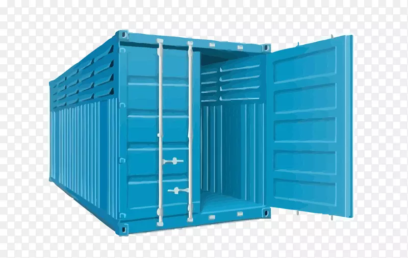 多式联运集装箱平面架20英尺等效单位物流货物.集装箱