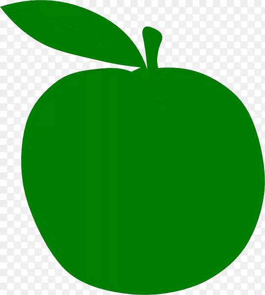 苹果绿剪贴画-绿苹果