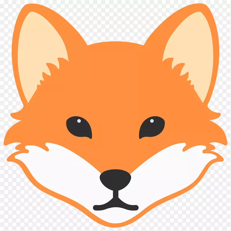Emojipedia Fox Android nougat Noto字体-Fox