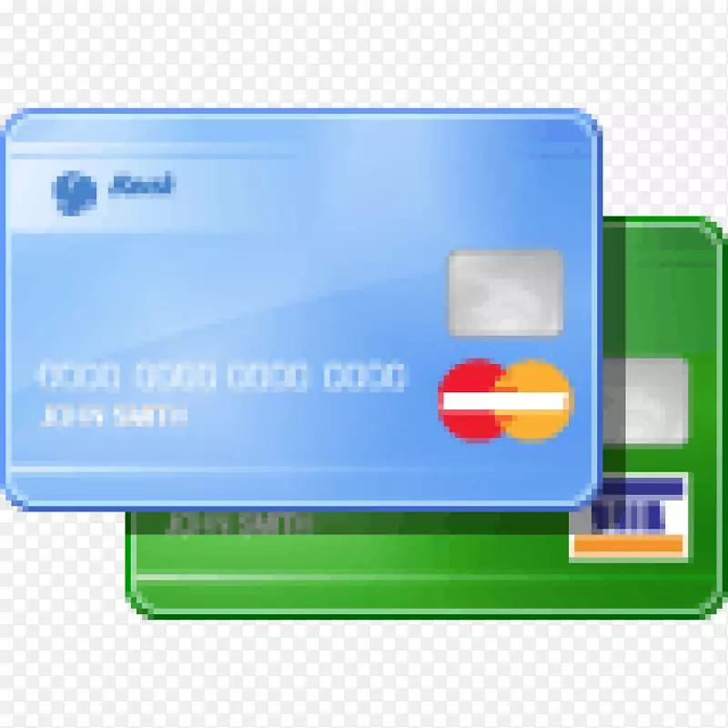 信用卡电脑图标支付卡信用卡