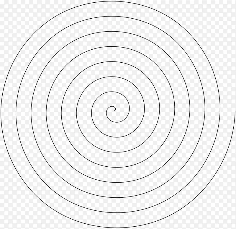 阿基米德螺旋角曲线圆-螺旋
