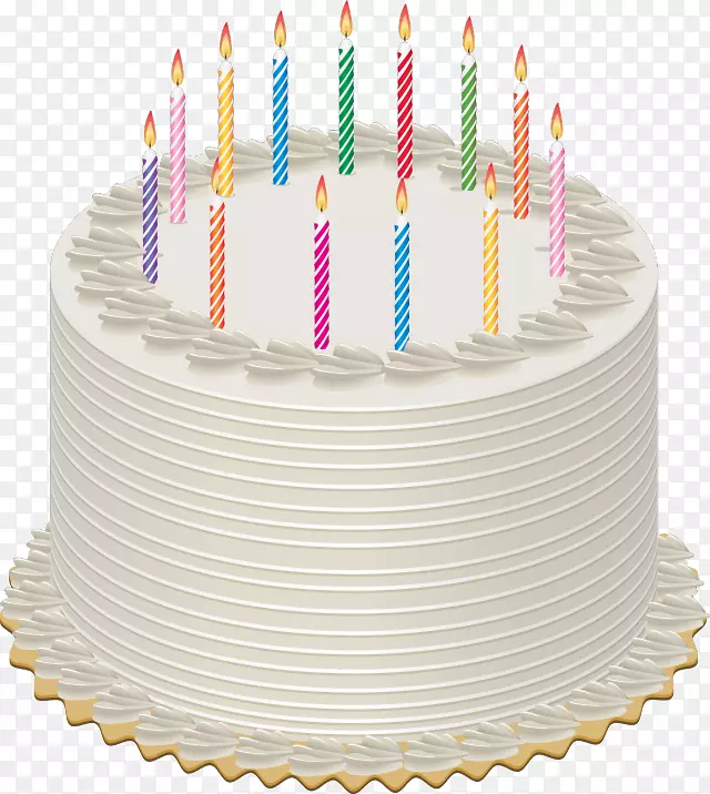 生日蛋糕蜡烛夹艺术-生日蛋糕
