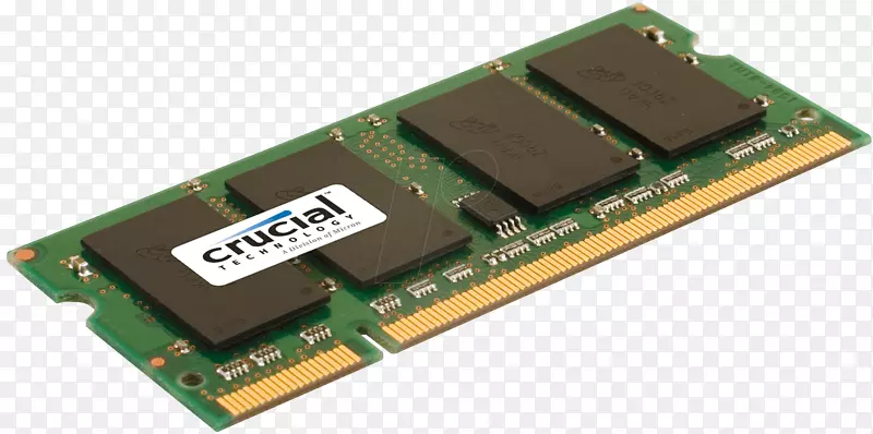 膝上型计算机DDR 2 SDRAM so-dimm计算机数据存储.ram