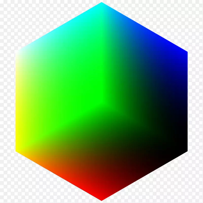 绿色rgb颜色模型rgb颜色空间立方体