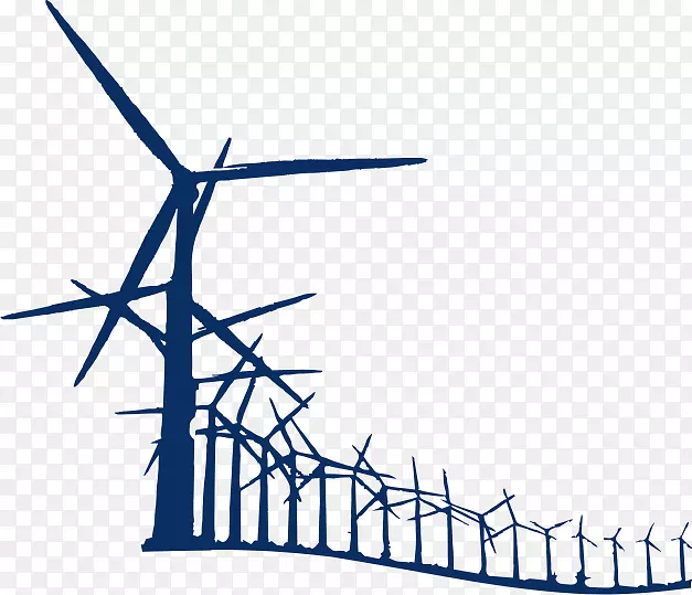 风电场风力发电可再生能源风力发电机-风能