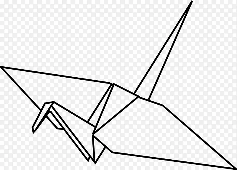 千只折纸鹤，纸鹤，剪贴画.折纸