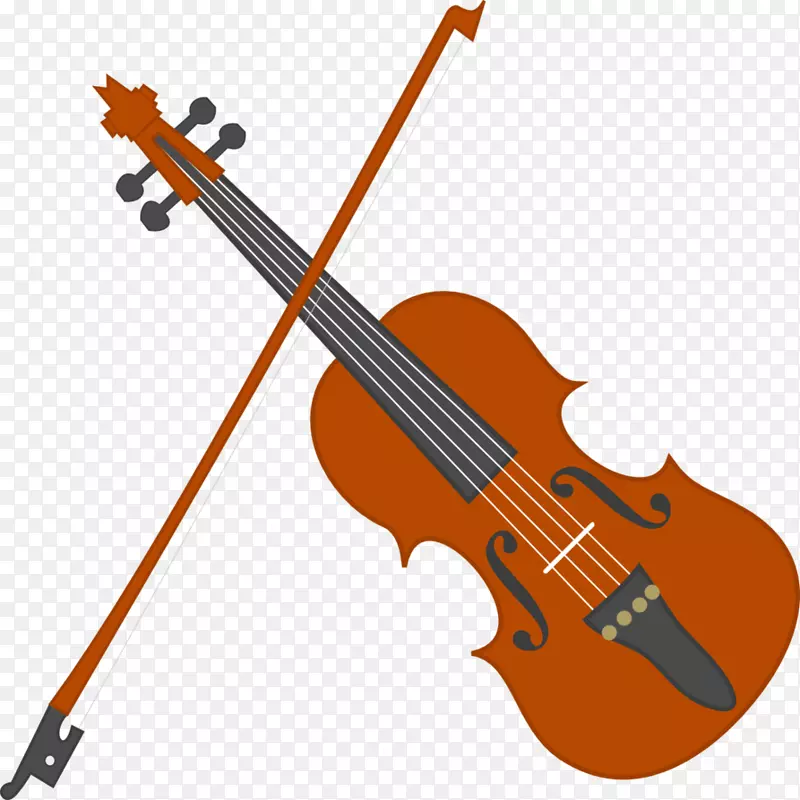 小提琴弦乐器、剪贴画.小提琴