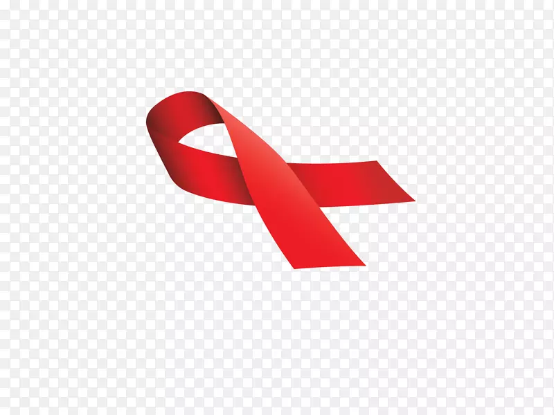 世界艾滋病日红丝带艾滋病毒阳性者-红丝带
