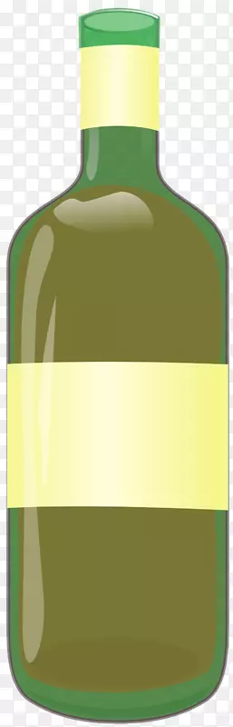 白葡萄酒红酒啤酒夹艺术酒瓶