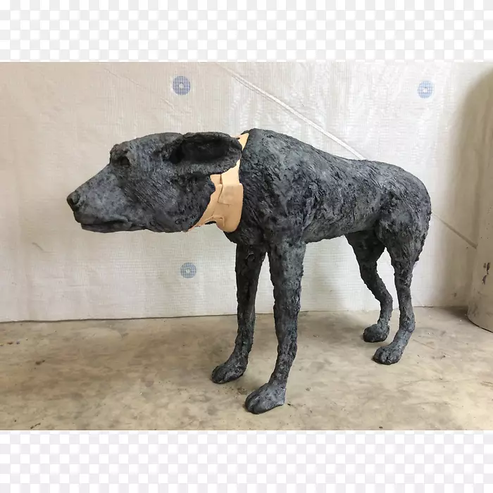 犬种鬣狗运动团体雕塑-鬣狗