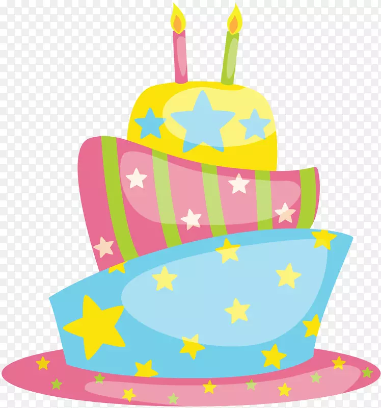 生日蛋糕结婚蛋糕纸杯蛋糕剪贴画