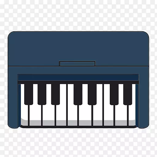 电脑图标音乐键盘钢琴乐器钢琴