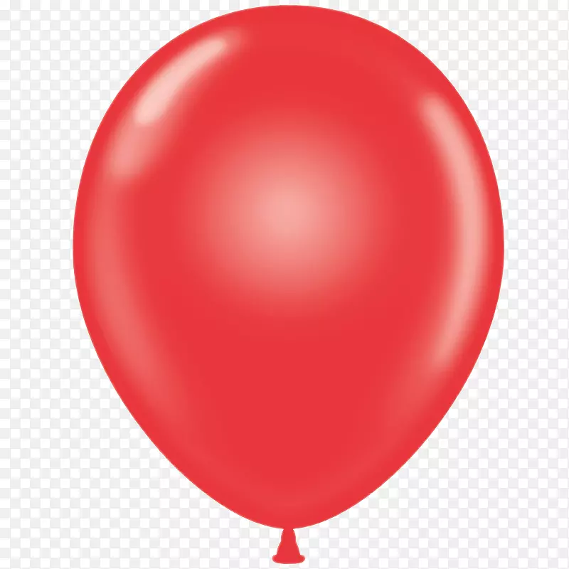 Mylar气球红色乳胶派对-红色形状