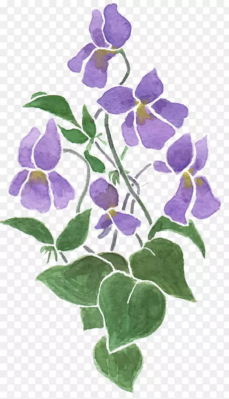 布餐巾，甜紫罗兰花束.紫罗兰