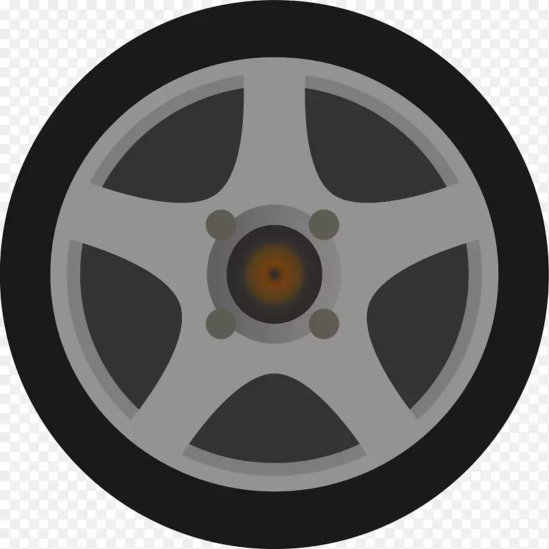 汽车轮辋轮胎夹艺术车轮
