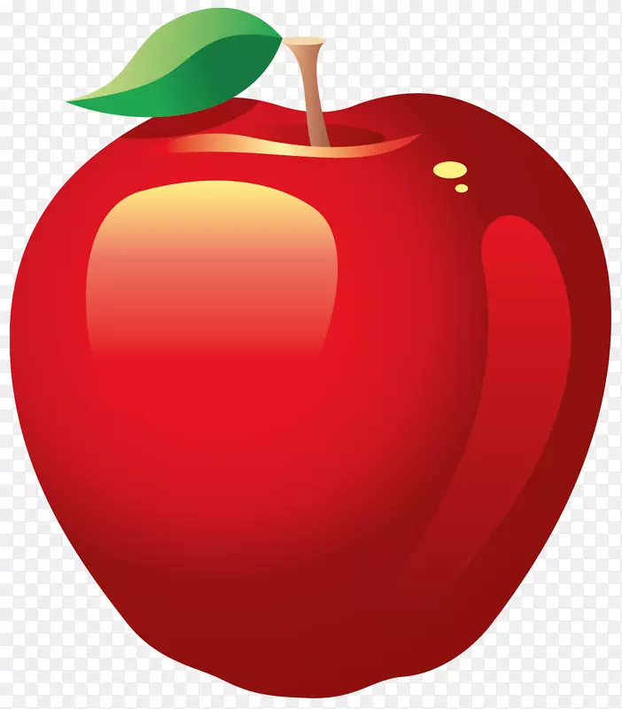 苹果水果剪贴画-白雪公主