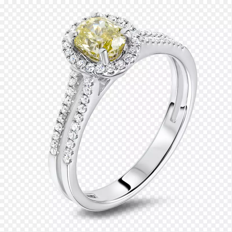 订婚戒指，珠宝，钻石色结婚戒指-订婚