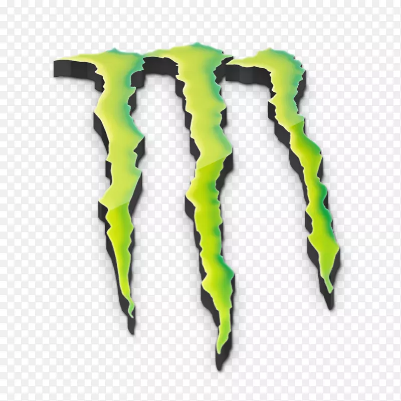 怪物能量饮料标志剪辑艺术-能量