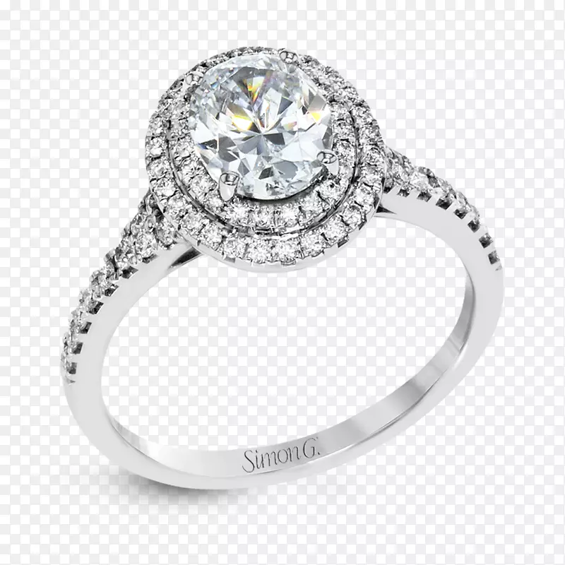 西尔维收藏订婚戒指钻石辉煌-订婚