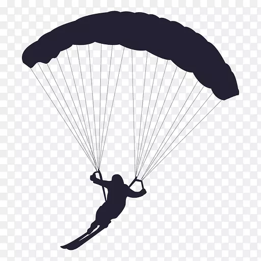 降落伞滑翔速度飞行降落伞
