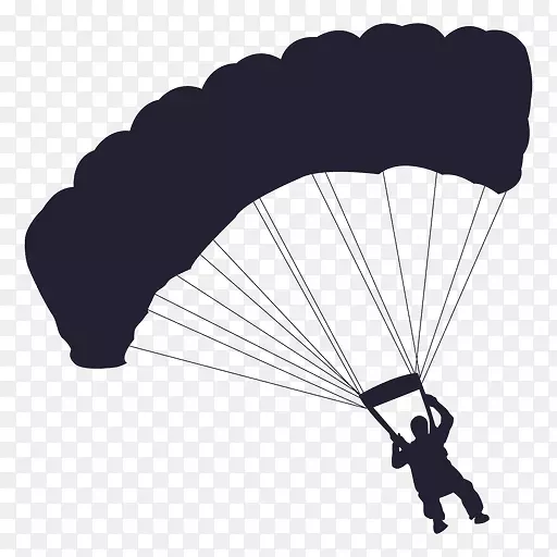 飞行滑翔伞轮廓-降落伞