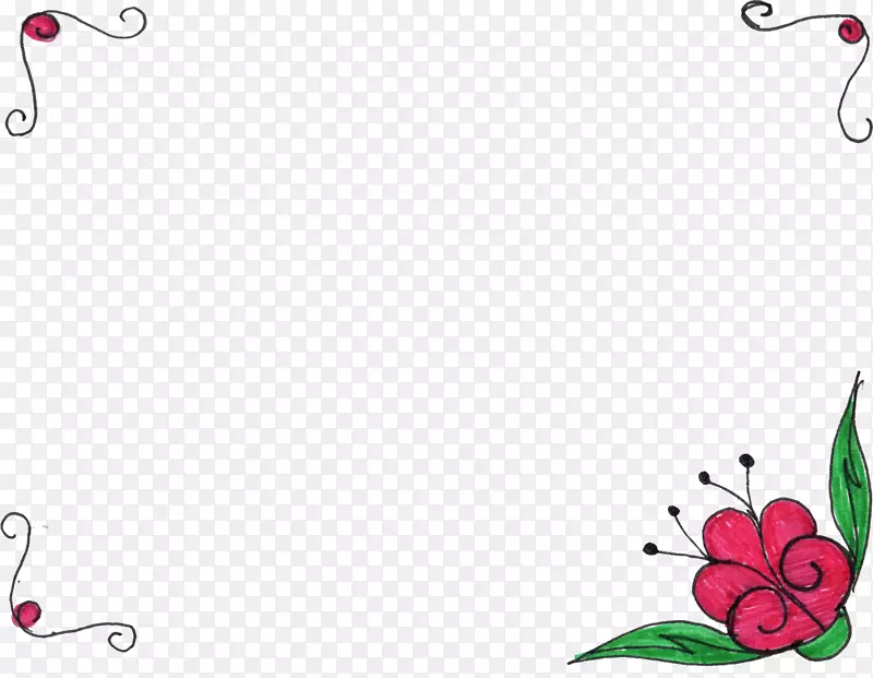 插画艺术.花架