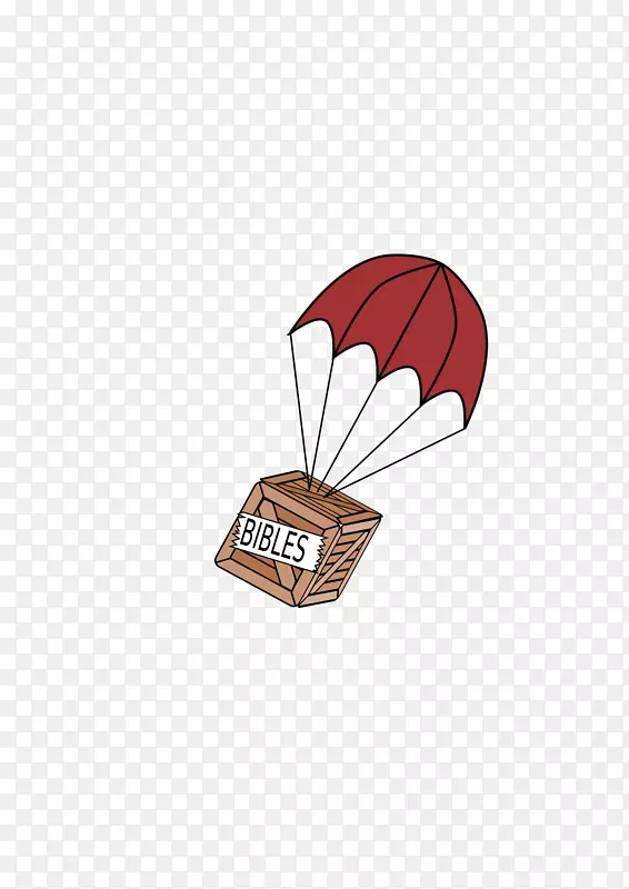 降落伞电脑图标箱夹艺术.降落伞