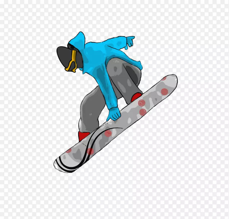 滑雪板滑雪装束冬季运动.滑雪板