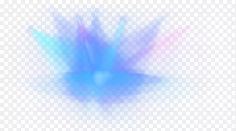 浅蓝色紫罗兰-耀斑透镜