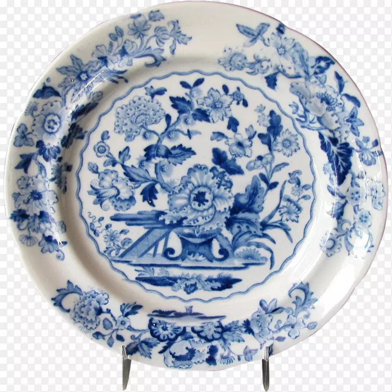 青花陶盘瓷餐具
