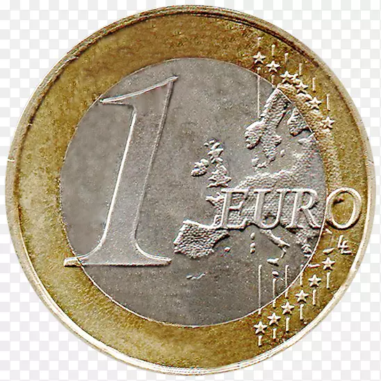 法国货币1欧元硬币1欧元硬币-欧元