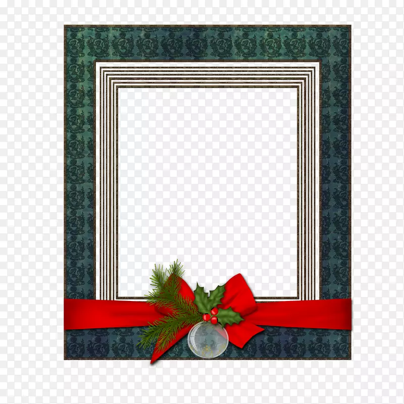 布朗纳圣诞仙境画框圣诞装饰品-花环框架