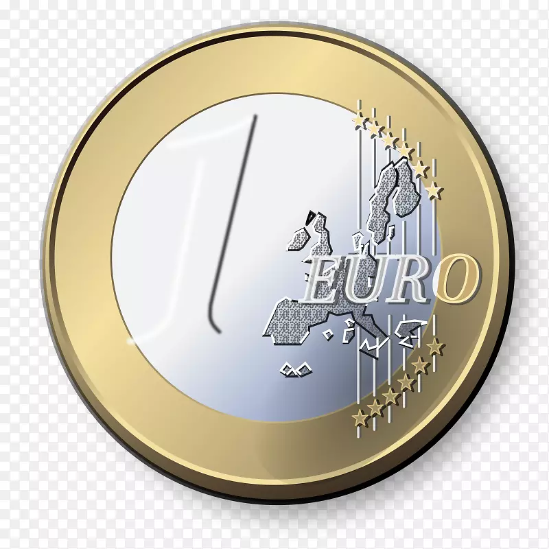 1欧元硬币剪贴画-欧元
