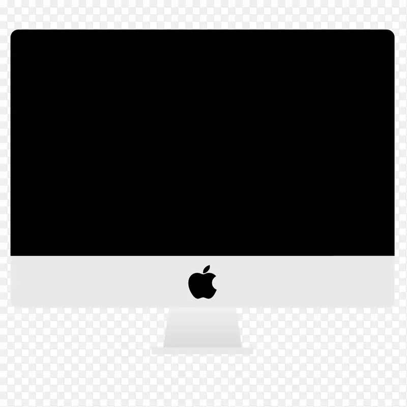 黑色品牌桌面壁纸-imac