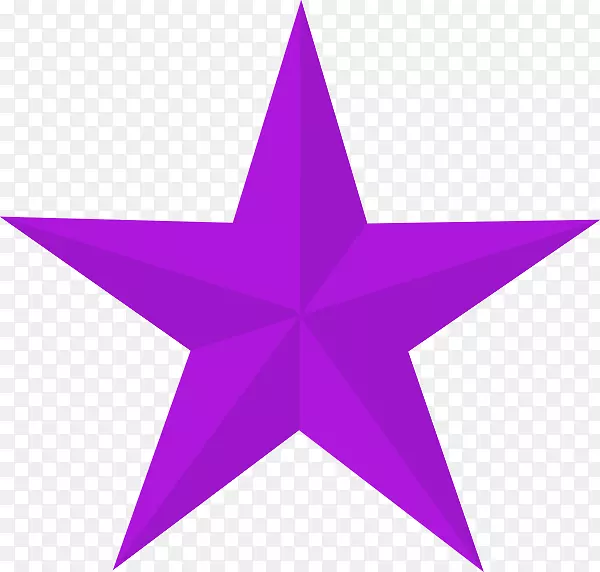 明星紫色创意剪贴画-紫色
