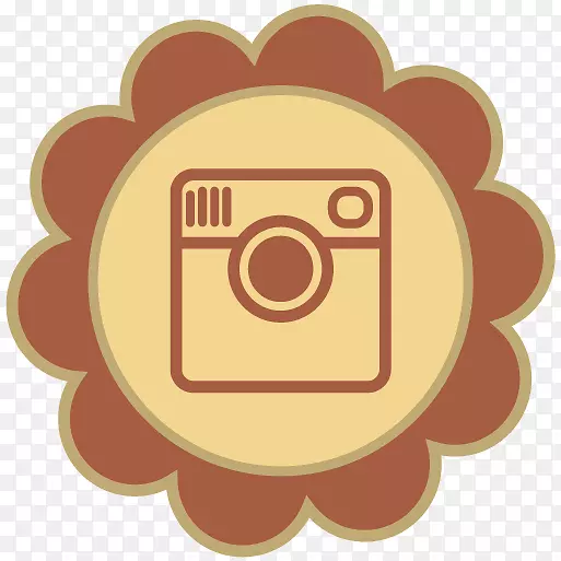 社交媒体电脑图标博客-Instagram
