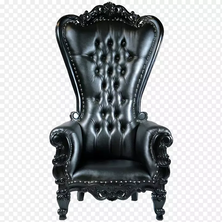 椅子家具，黑色工艺，沙发长椅-哥特