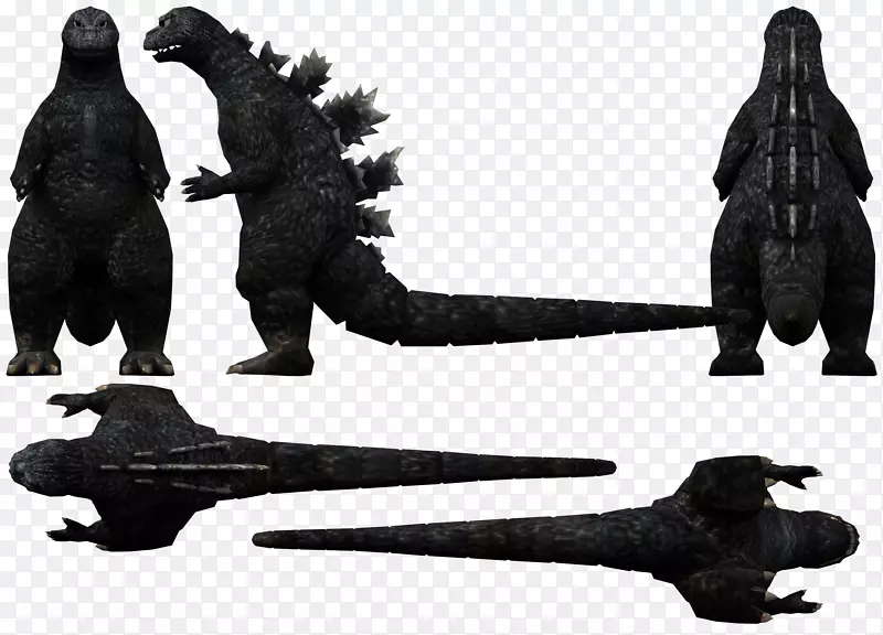 Anguirus Godzilla模型Kaiju YouTube-哥斯拉