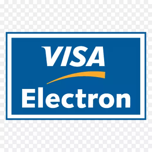 VISA电子徽标信用卡-VISA