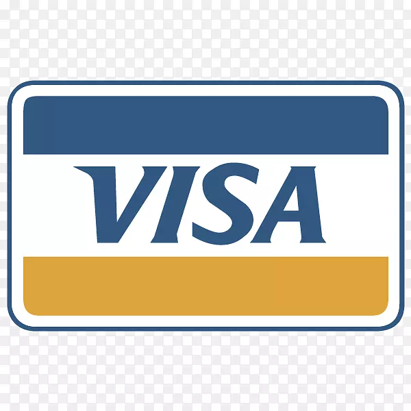 VISA信用卡万事达卡徽标-签证