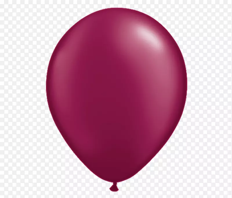 气球粉红色珍珠紫红色勃艮第-勃艮第