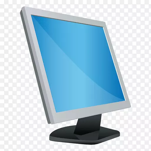 电脑显示器电脑图标桌面电脑显示装置显示器