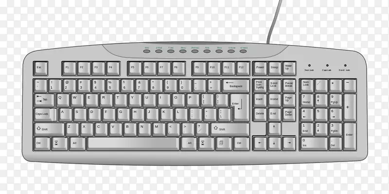 电脑键盘输入装置剪贴画键盘