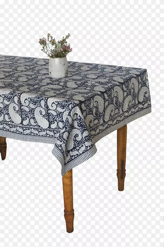 桌布家具亚麻布长方形桌布